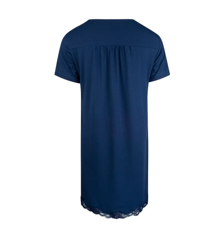 Chemise de nuit manche courte Simply perfect Marine