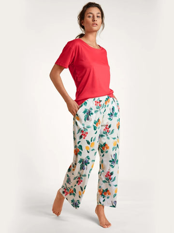Pyjama souple Fruit tencel et coton