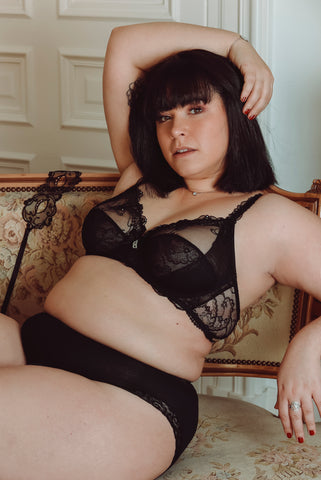 Soutien-gorge emboitant Soir de Venise noir