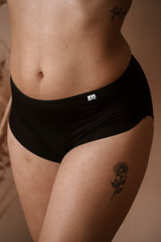 culotte haute microfibre noir de la marque avet ref 3244