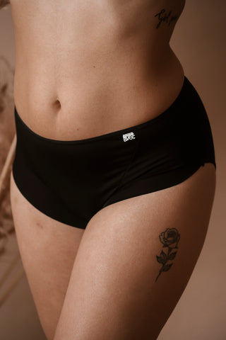 culotte haute microfibre noir de la marque avet ref 3244