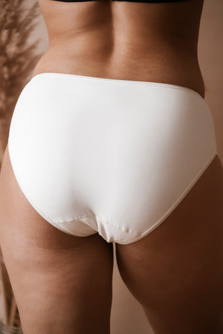culotte haute microfibre ivoire de la marque avet ref 3244