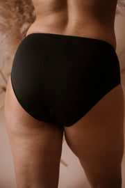 culotte haute microfibre noire de la marque avet ref 3244