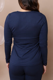 Tee-shirt SIMPLY PERFECT Marine Antigel