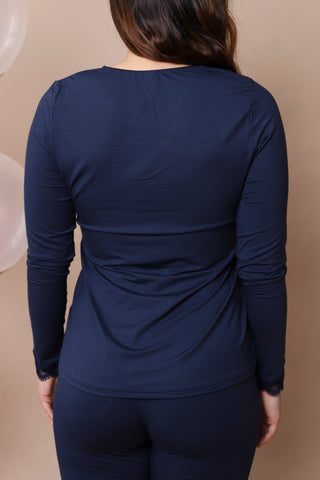 Tee-shirt SIMPLY PERFECT Marine Antigel