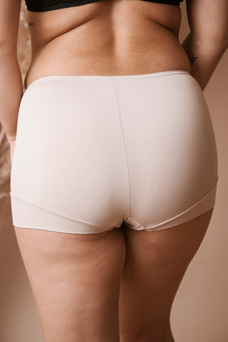 culotte short en microfibre couleur chair de la marque Avet 3844
