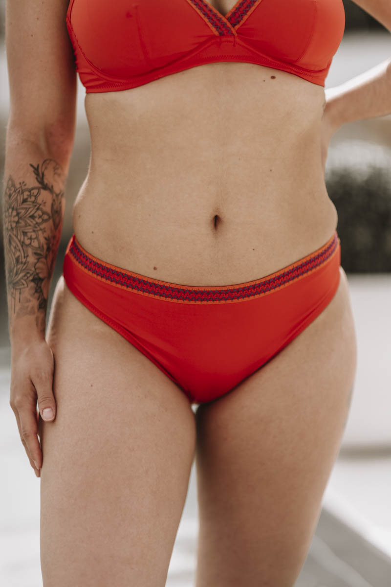 Slip de bain charme L&