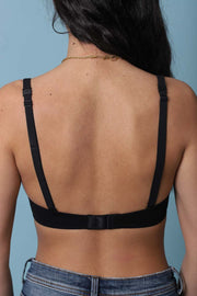 Soutien-gorge sans armature noir coque Perfect party