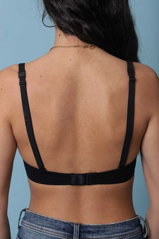 Soutien-gorge sans armature noir coque Perfect party