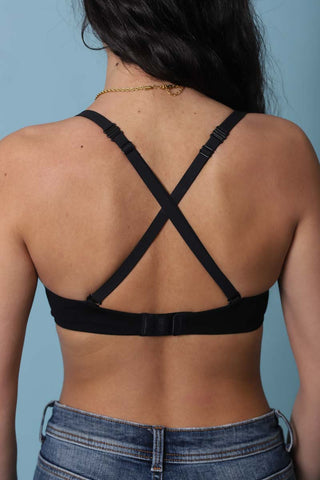 Soutien-gorge sans armature noir coque Perfect party