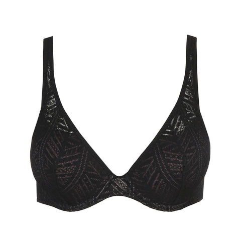Soutien-gorge rembourré forme coeur Richard noir