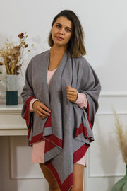 Poncho d'intérieur chaud