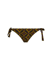 Slip de bain mini lacet La Muse Africa jaune