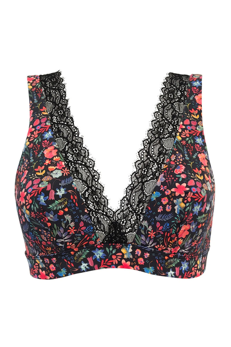 Soutien-gorge triangle cache coeur dentelle Pollen