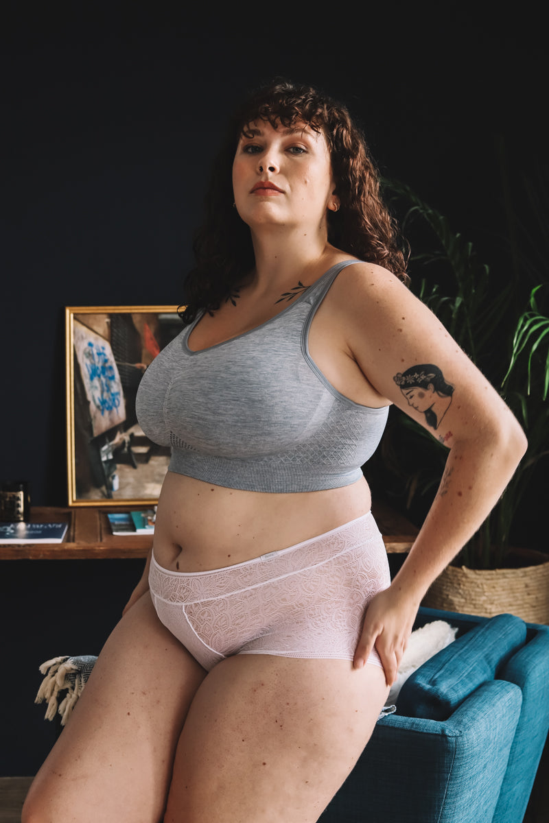 Soutien-gorge brassière sans armature Lotta kaki