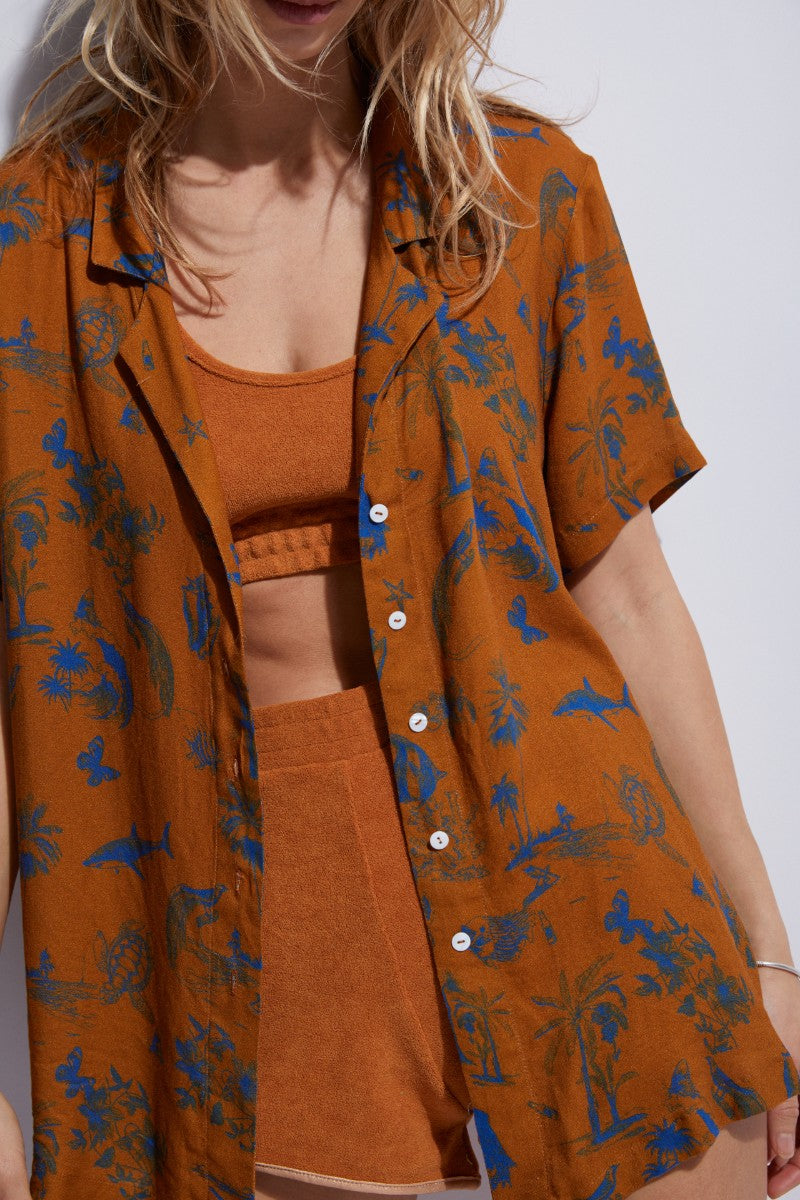 Chemise manche courte Mona