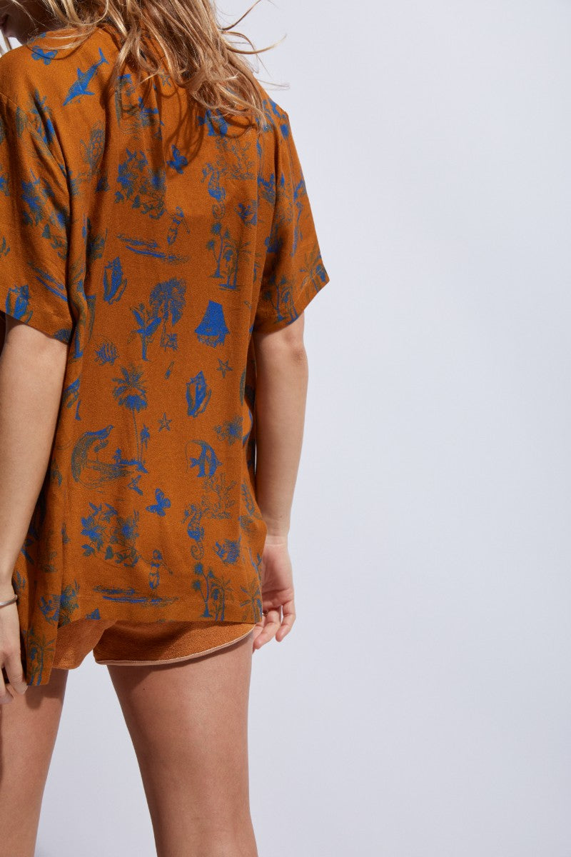 Chemise manche courte Mona