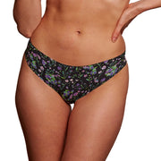 Slip dentelle invisible fleur de Lin