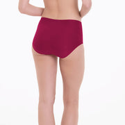 Culotte haute Essentials invisible Cherry red