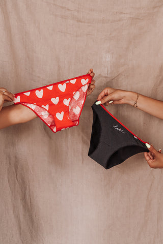 Slip bas coton duo Love