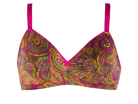 Soutien-gorge sans armature bonnet profond Carnet de voyage