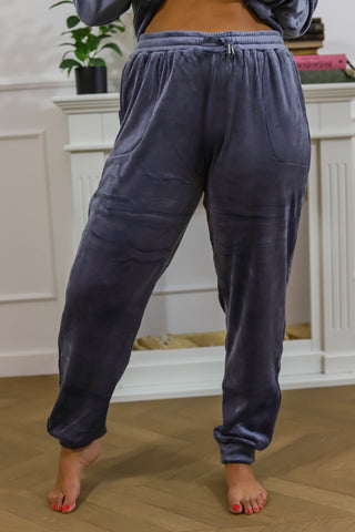 Tenue détente veste gris bleu
