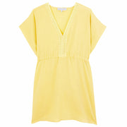 Kaftan court jaune