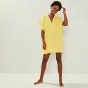 Kaftan court jaune
