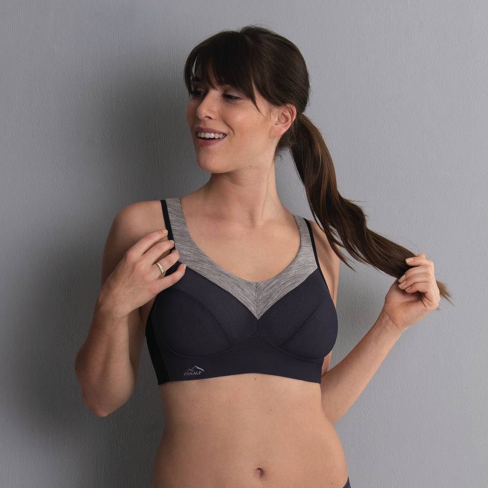 Soutien-gorge de sport sans armature  PanAlp wool