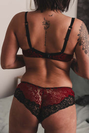 Soutien-gorge push up Rouge
