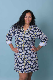 Chemise de nuit boutonnée coton Marguerite