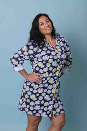 Chemise de nuit boutonnée coton Marguerite