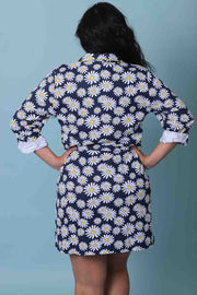 Chemise de nuit boutonnée coton Marguerite