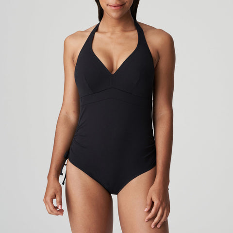 Maillot de bain 1 pièce décolleté  Holidays noir