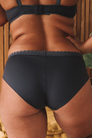 Slip Oxygène coton Gris Anthracite
