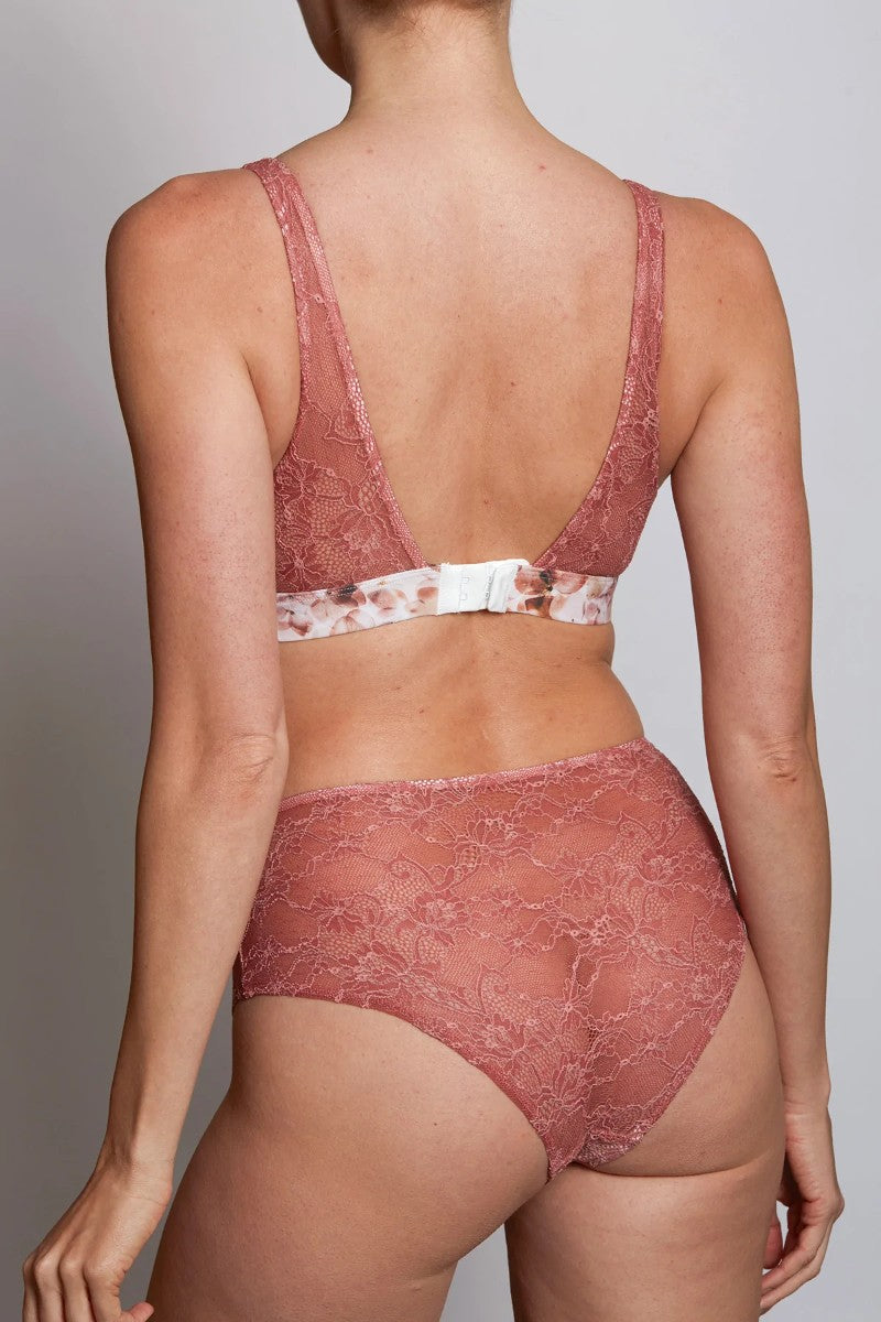 Culotte Haute Dentelle Assa Biscuit