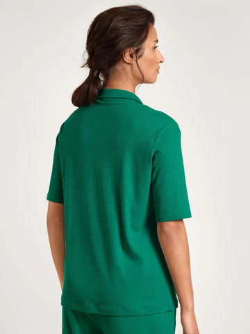 Pyjama chemise coton modal thermorégulant Vert