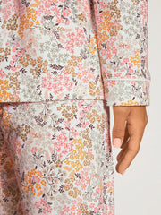 Pyjama chemisier coton fleurie