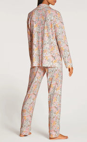 Pyjama chemisier coton fleurie