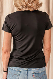 Tee-shirt manche courte Simply Perfect Noir