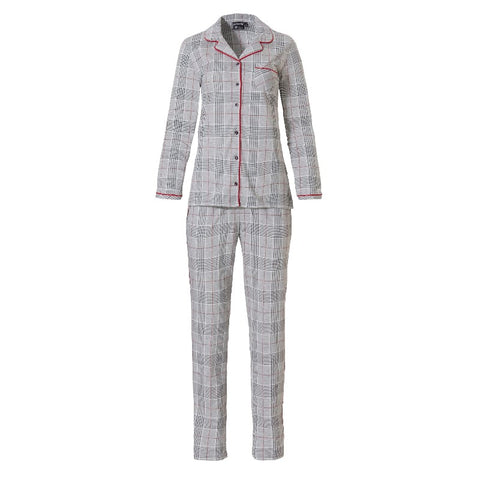 Pyjama carreaux gris