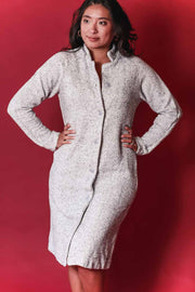Robe de Chambre boutonnée Grise