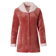 Veste d'intérieur chaude vieux rose chaud