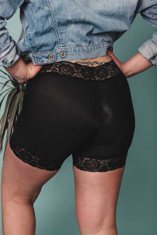 Culotte short Noir anti frottement Dolce micro