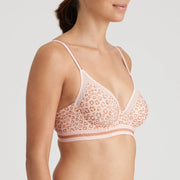 Soutien gorge bustier triangle Benicio pearly pink