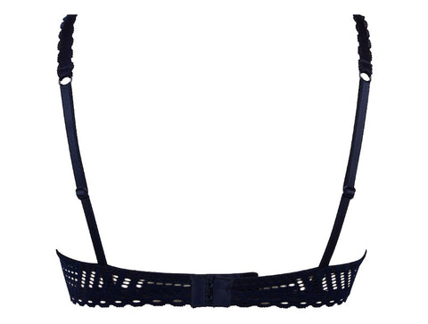 Soutien-gorge emboitant bien être Tressage graphic Marine