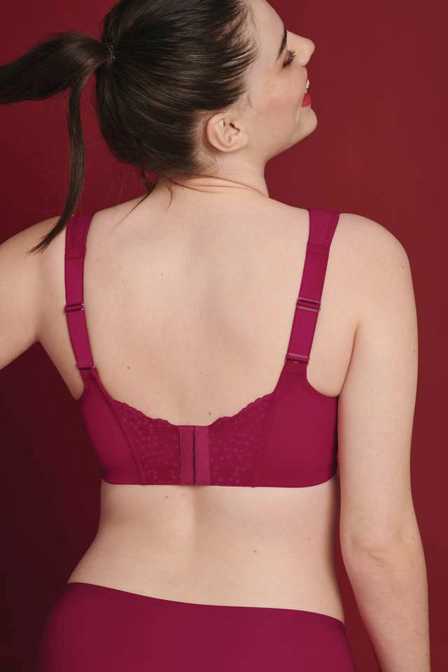 Soutien-gorge sans armature confort Orely Cherry red