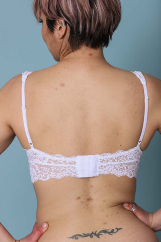 Soutien-gorge sans armature Greta Blanc