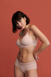 Soutien-gorge sans armature powder rose Louie