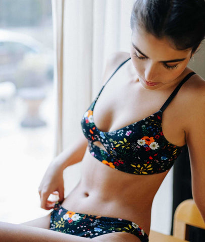 Soutien-gorge Triangle sans armature Fleurette